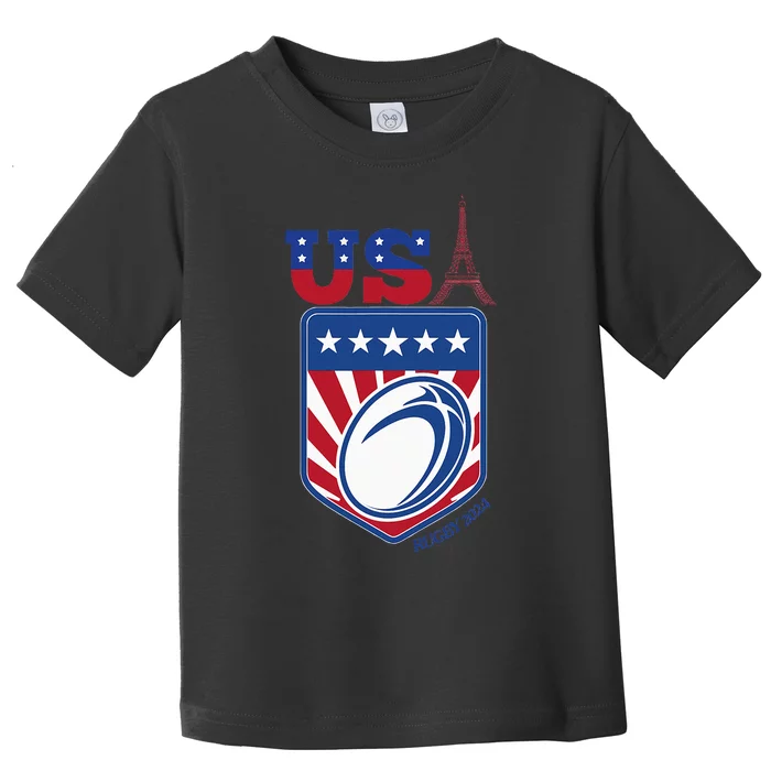 Paris Sport Games Rugby Toddler T-Shirt