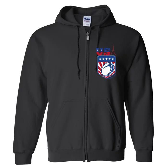 Paris Sport Games Rugby Full Zip Hoodie