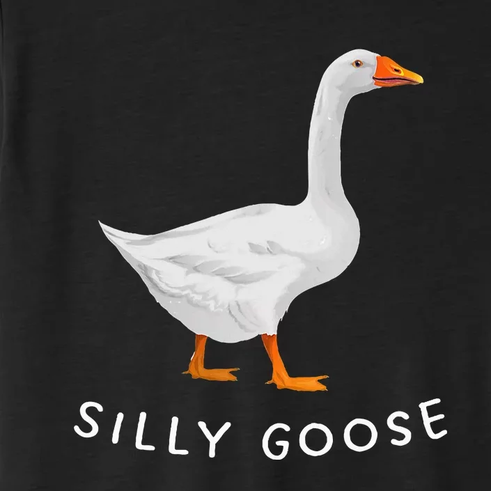 Playful Silly Goose Design Quirky And Fun ChromaSoft Performance T-Shirt