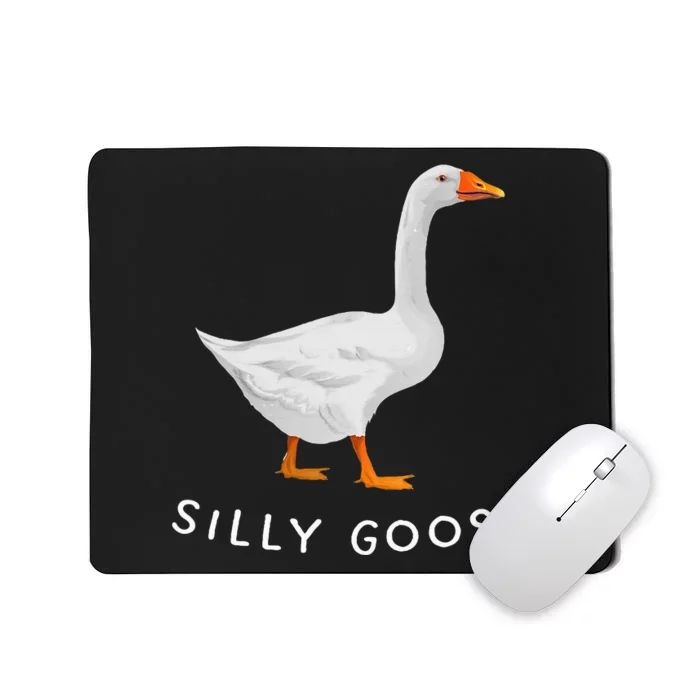 Playful Silly Goose Design Quirky And Fun Mousepad