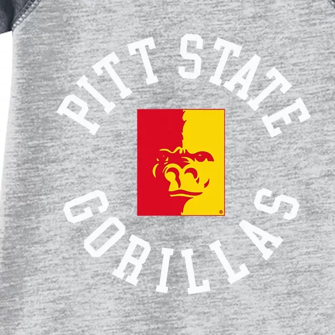 Pitt State Gorillas Classic Collegiate Circle Infant Baby Jersey Bodysuit