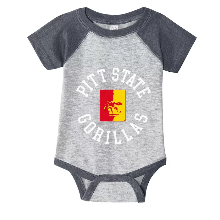 Pitt State Gorillas Classic Collegiate Circle Infant Baby Jersey Bodysuit