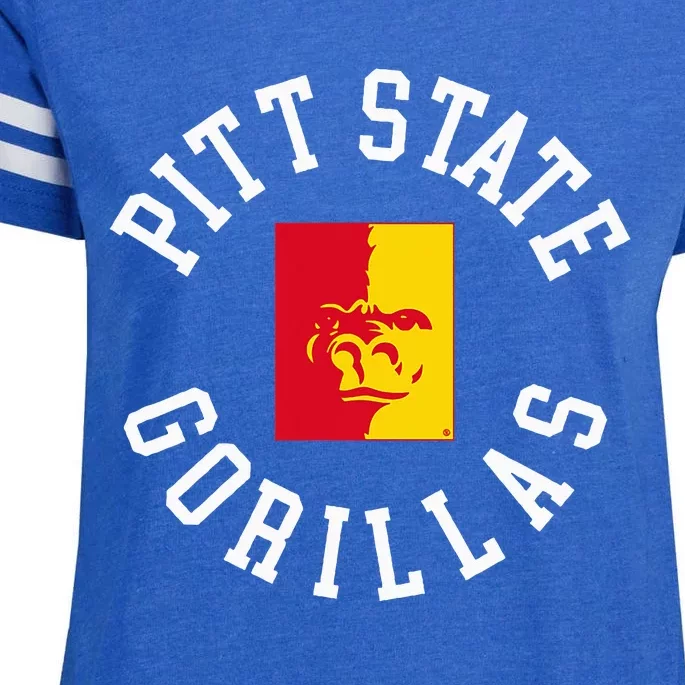 Pitt State Gorillas Classic Collegiate Circle Enza Ladies Jersey Football T-Shirt