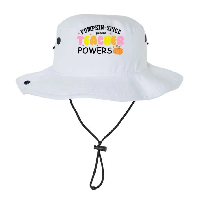 Pumpkin Spice Gives Me Teacher Powers Funny Fall Legacy Cool Fit Booney Bucket Hat