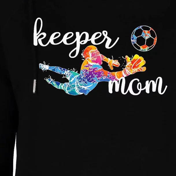 Proud Soccer Goalkeeper Mom Of A Soccer Goalie Mother Womens Funnel Neck Pullover Hood