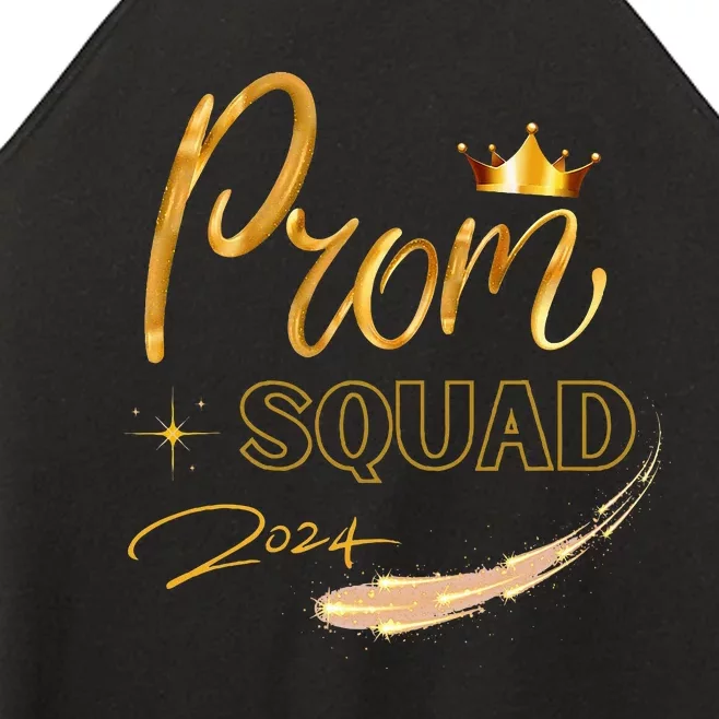 Prom Squad Graduate Class Of 2024 Party Women’s Perfect Tri Rocker Tank