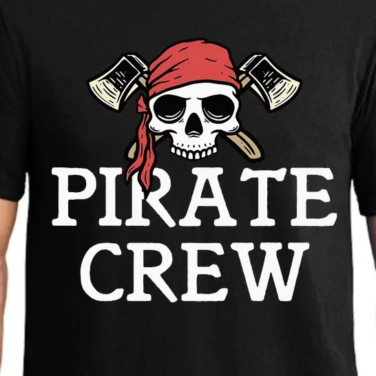 Pirate Squad Graphic Design Pirate Crew Pajama Set