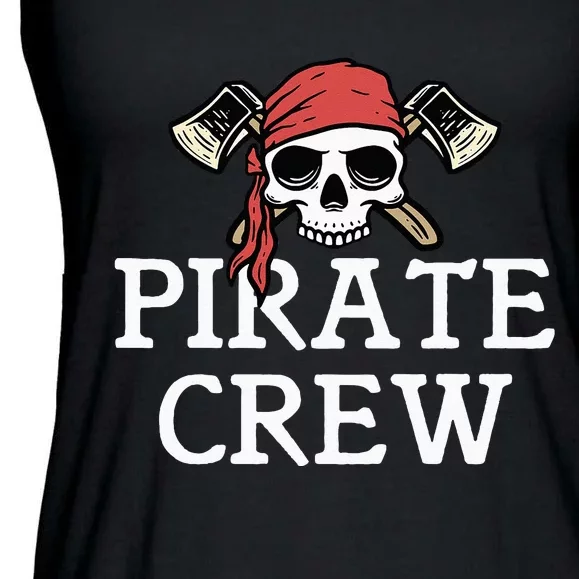 Pirate Squad Graphic Design Pirate Crew Ladies Essential Flowy Tank