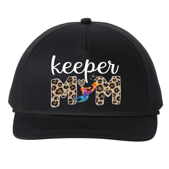 Proud Soccer Goalkeeper Mom Of A Soccer Goalie Mama Gift Snapback Five-Panel Rope Hat