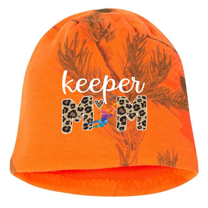 Proud Soccer Goalkeeper Mom Of A Soccer Goalie Mama Gift Kati - Camo Knit Beanie