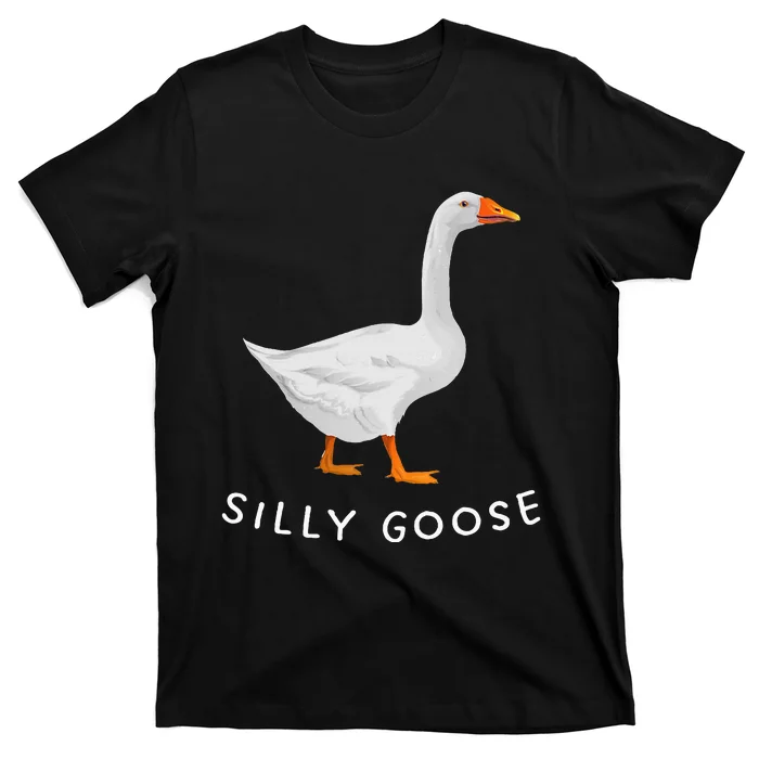 Playful Silly Goose Design Quirky And Fun T-Shirt