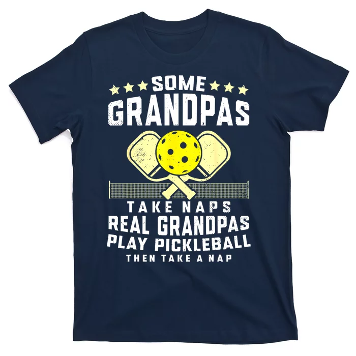 Pickleball Sport Grandpa Funny Pickleball Player Gift T-Shirt