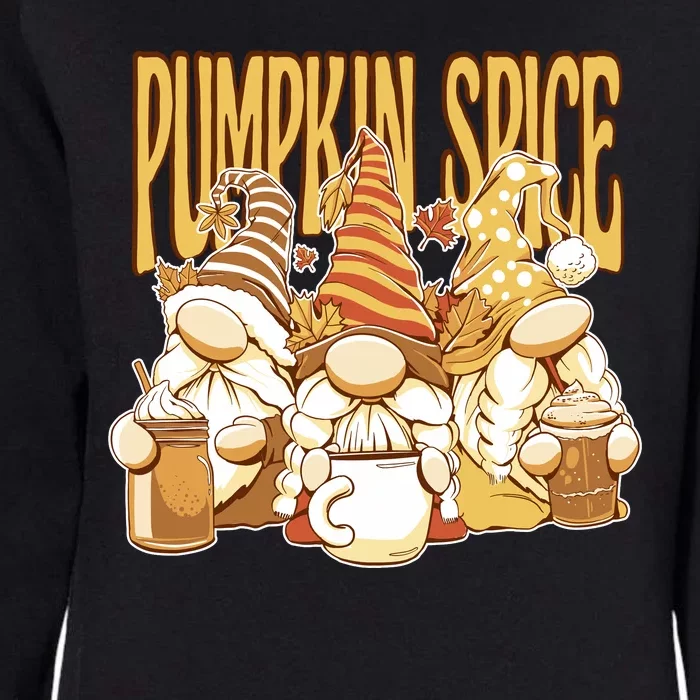 Pumpkin Spice Gnomes Autumn Lover Womens California Wash Sweatshirt