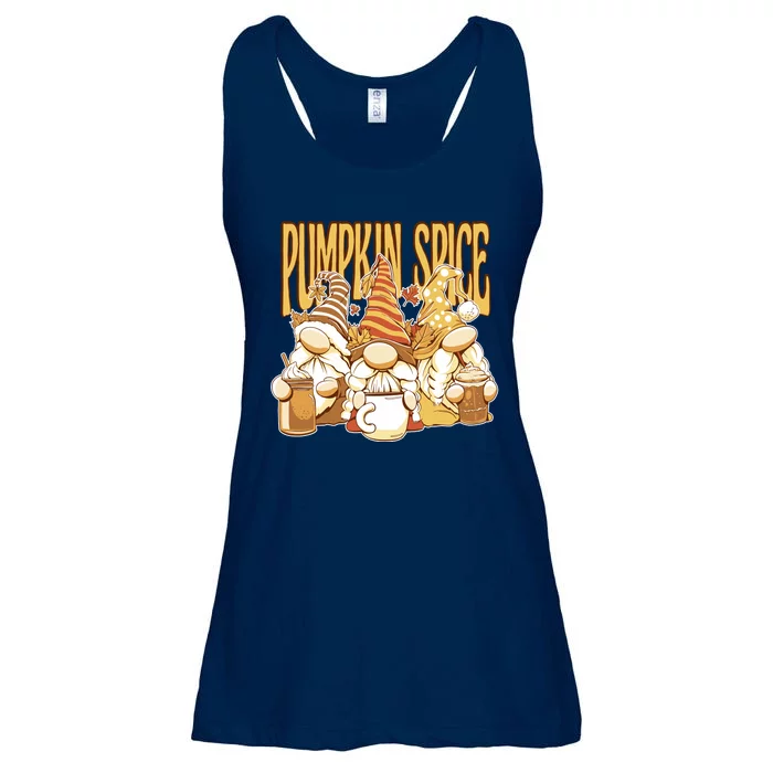 Pumpkin Spice Gnomes Autumn Lover Ladies Essential Flowy Tank