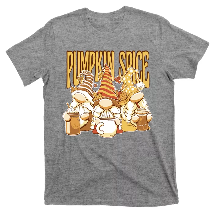 Pumpkin Spice Gnomes Autumn Lover T-Shirt