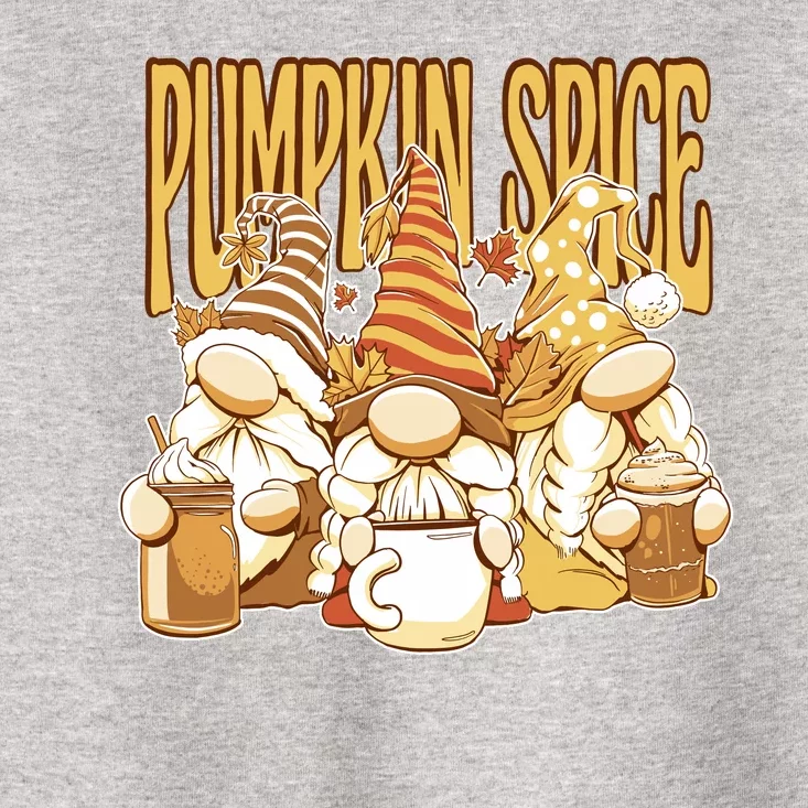 Pumpkin Spice Gnomes Autumn Lover Toddler T-Shirt