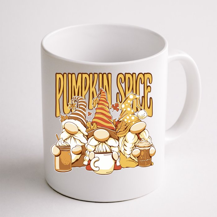 Pumpkin Spice Gnomes Autumn Lover Front & Back Coffee Mug