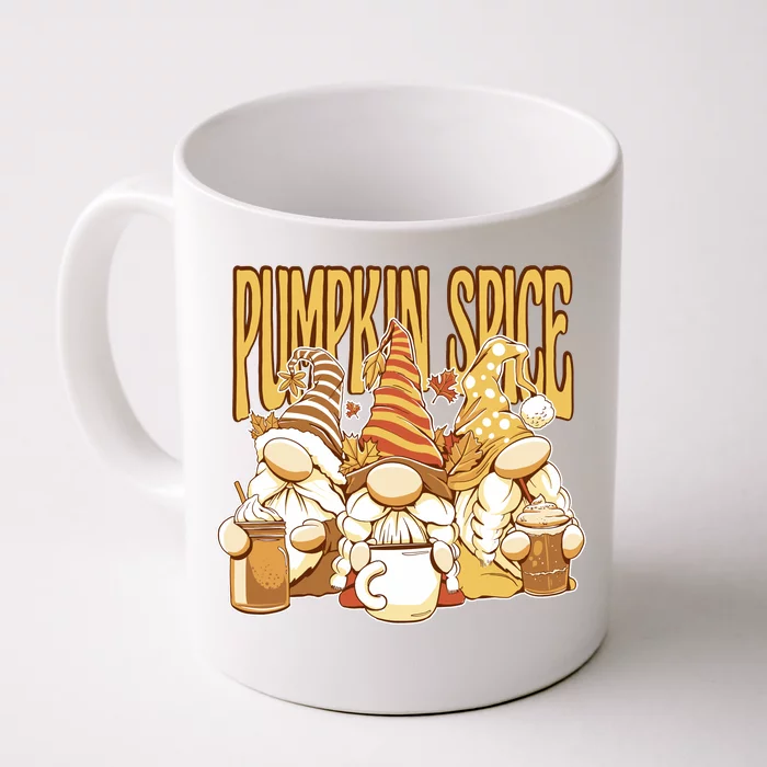 Pumpkin Spice Gnomes Autumn Lover Front & Back Coffee Mug