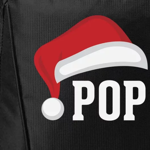 Pop Santa Hat Grandparent Christmas Holiday Gift City Backpack