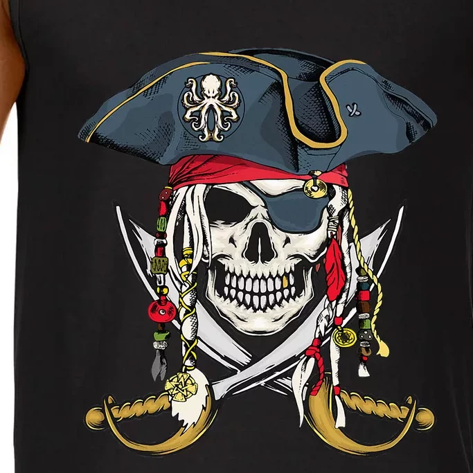 Pirate Skull Halloween Little Comfort Colors® Tank Top