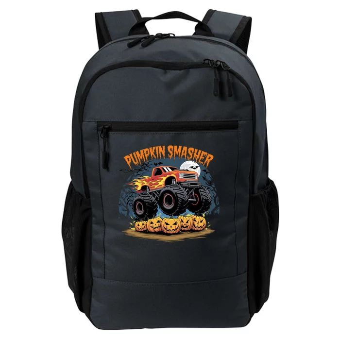 Pumpkin Smasher Halloween Monster Truck Lover Daily Commute Backpack