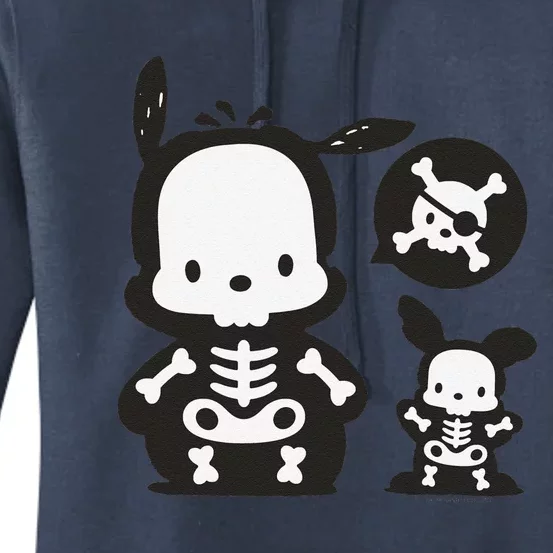 Pochacco Skeleton Halloween Sweat Women's Pullover Hoodie