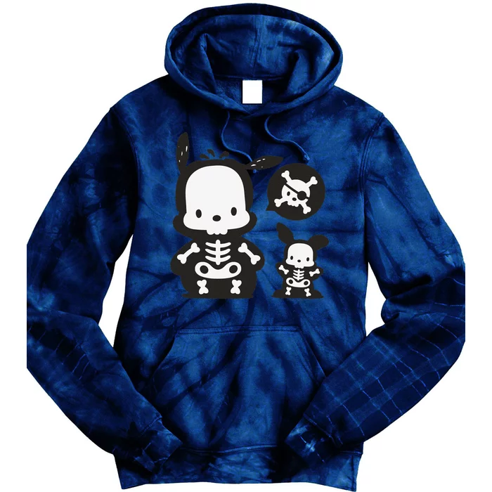 Pochacco Skeleton Halloween Sweat Tie Dye Hoodie