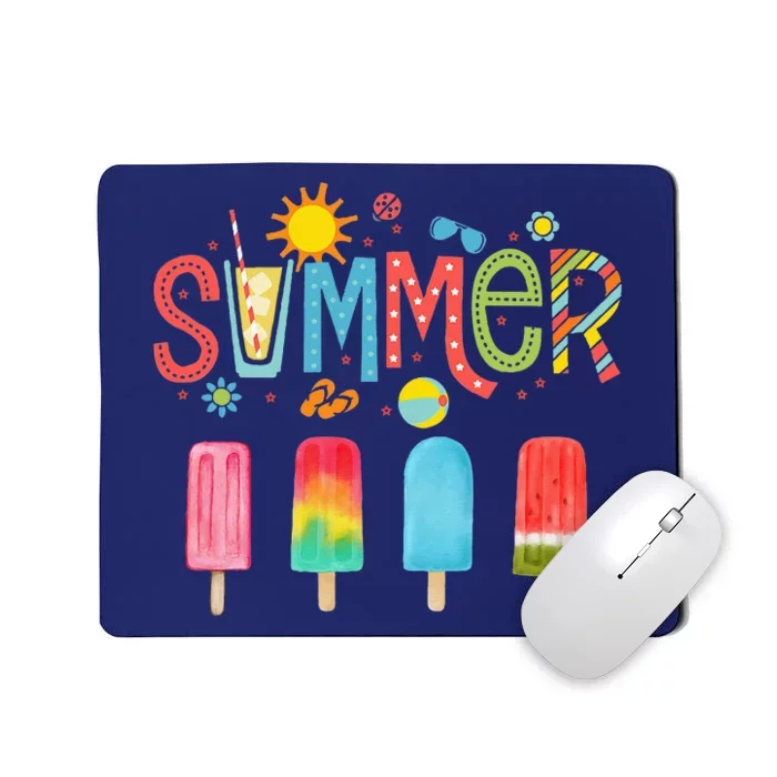 Popsicle Summer Hello Summer Mousepad