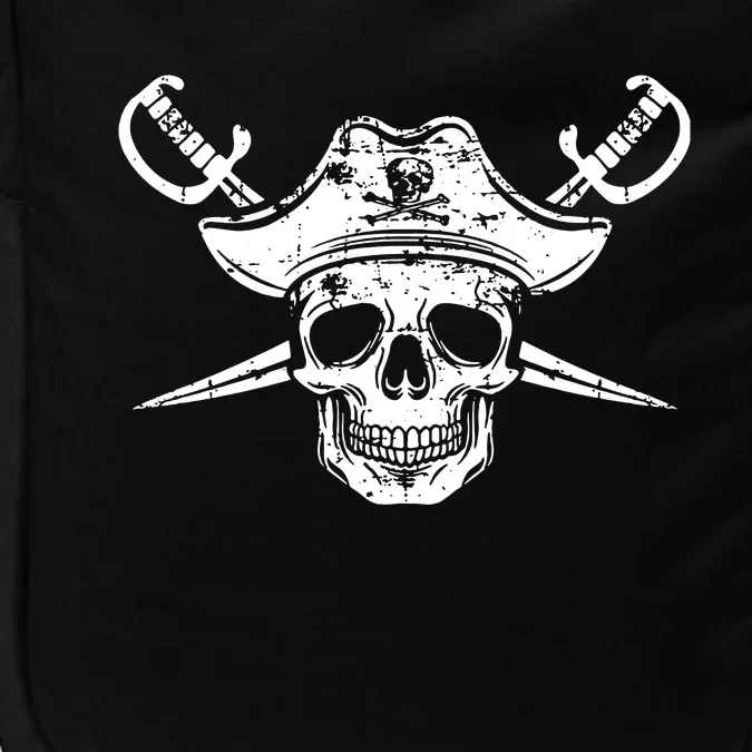 Pirate Skull Hat Swords Impact Tech Backpack