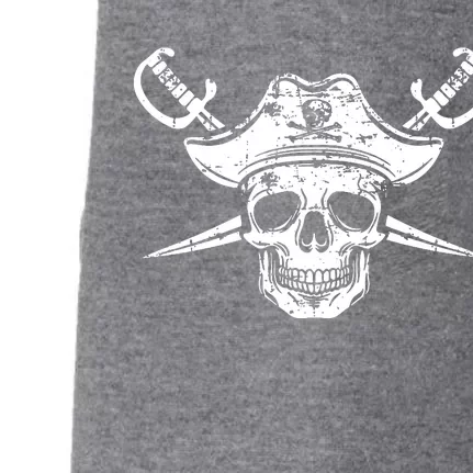 Pirate Skull Hat Swords Doggie 3-End Fleece Hoodie