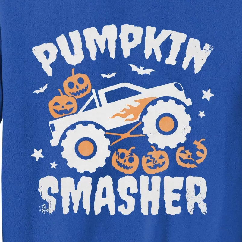 Pumpkin Smasher Halloween For Monster Truck Lover Sweatshirt