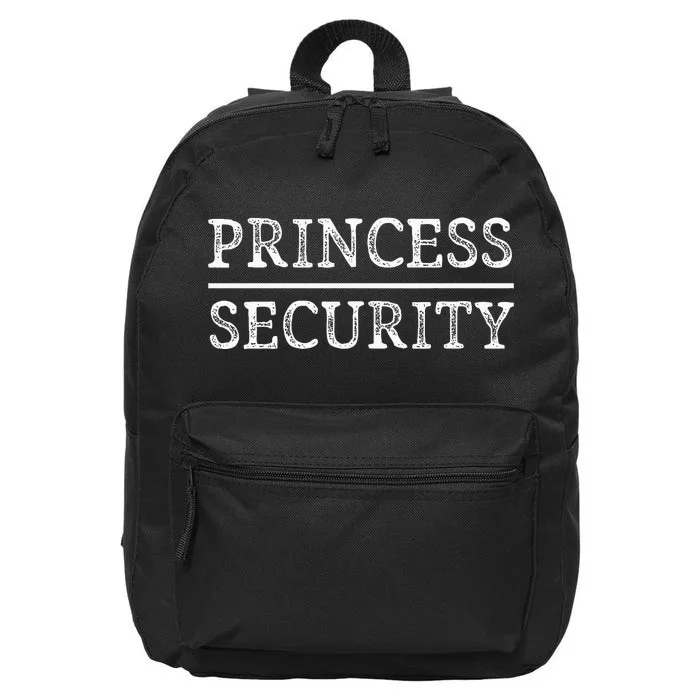 Princess Security Halloween Costume Dad Men Matching Easy 16 in Basic Backpack