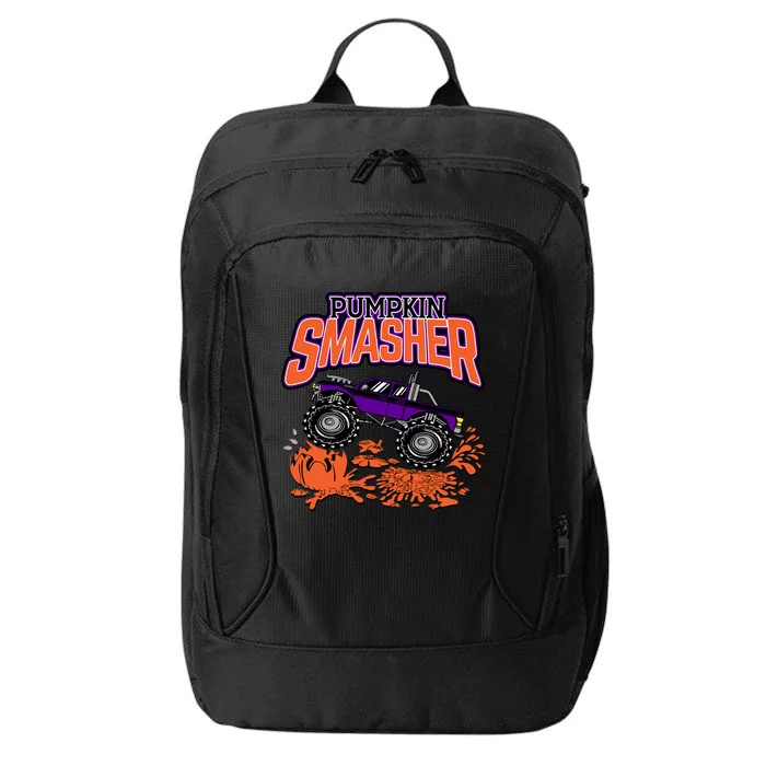 Pumpkin Smasher Halloween Monster Truck Lover Cute Gift City Backpack