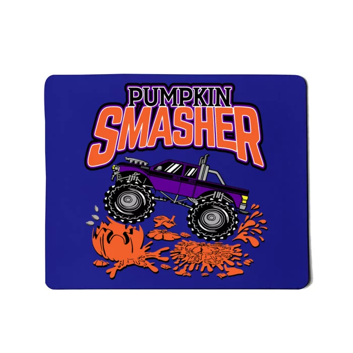 Pumpkin Smasher Halloween Monster Truck Lover Cute Gift Mousepad