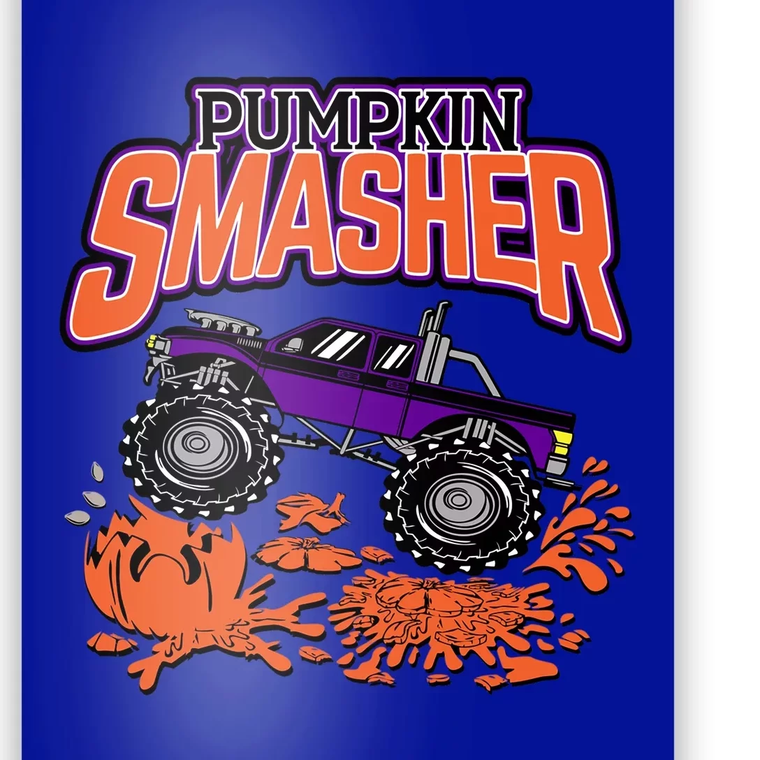 Pumpkin Smasher Halloween Monster Truck Lover Cute Gift Poster