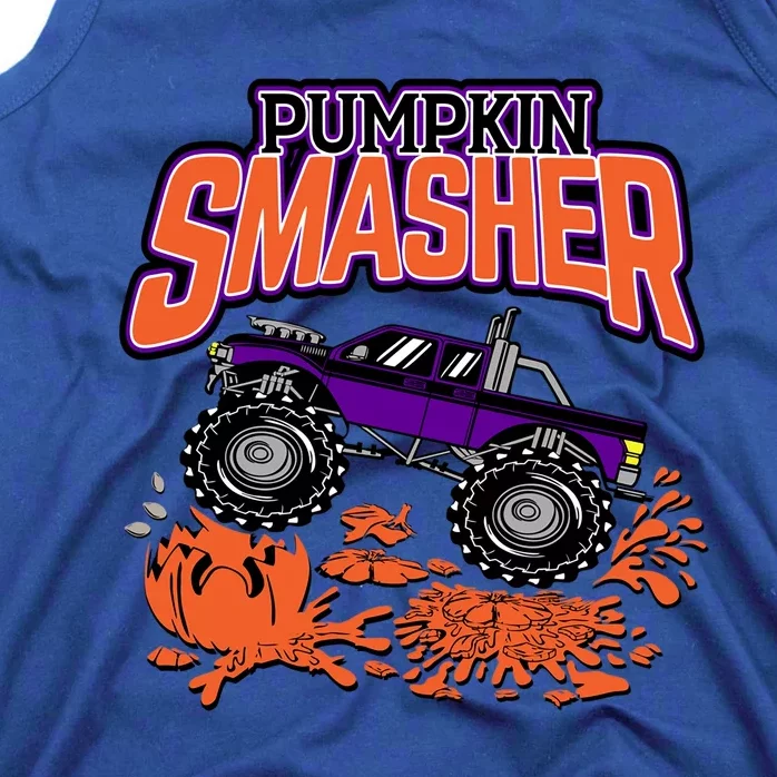 Pumpkin Smasher Halloween Monster Truck Lover Cute Gift Tank Top