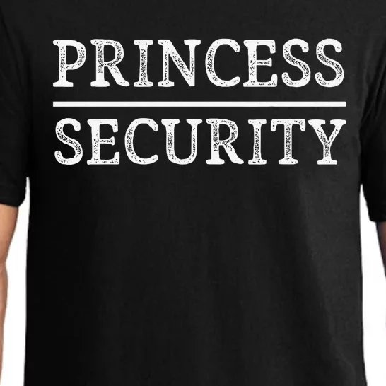 Princess Security Halloween Costume Dad Funny Matching Easy Pajama Set