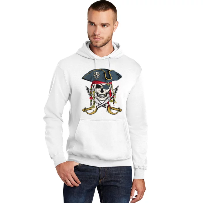 Pirate Skull Halloween Little Hoodie