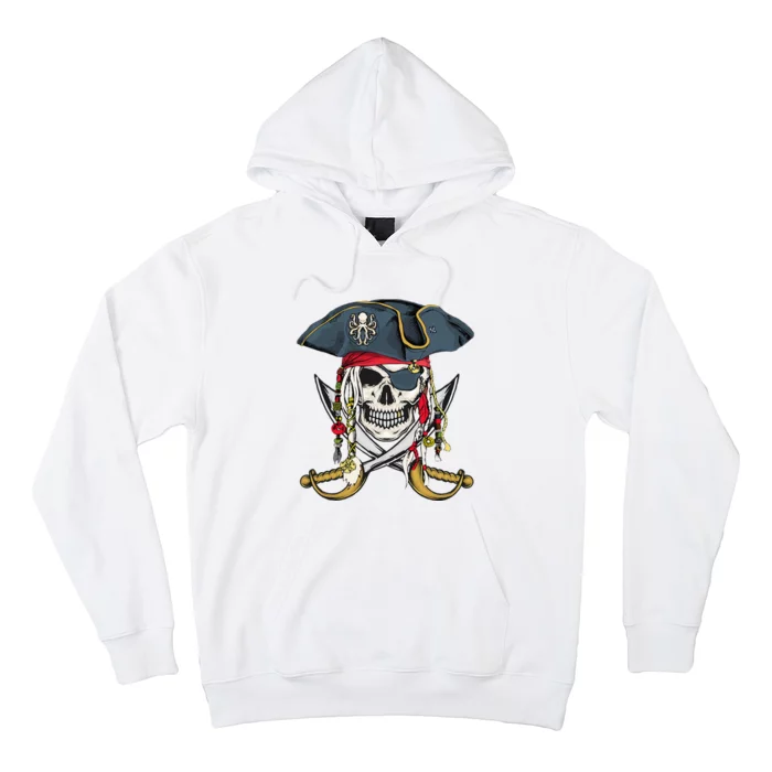 Pirate Skull Halloween Little Hoodie