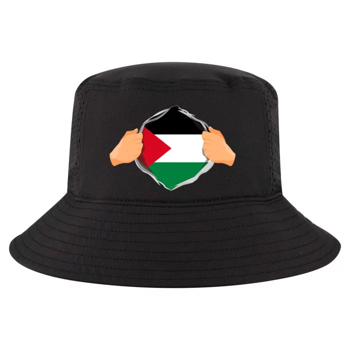 Palestine Super Hero Palestinian Heritage Cool Comfort Performance Bucket Hat