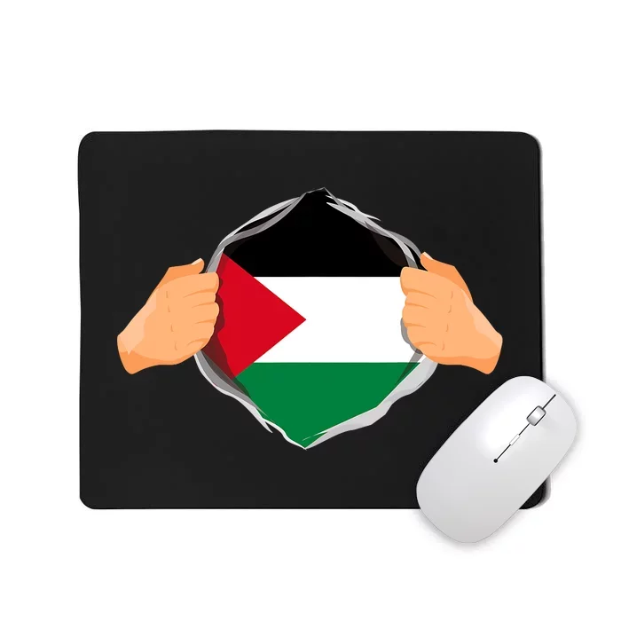 Palestine Super Hero Palestinian Heritage Mousepad