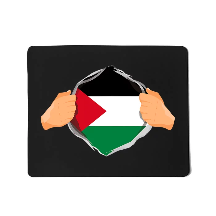 Palestine Super Hero Palestinian Heritage Mousepad