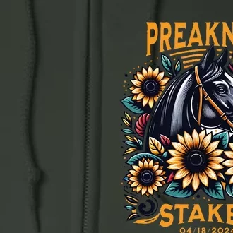 Preakness Stakes Horse Racing Full Zip Hoodie