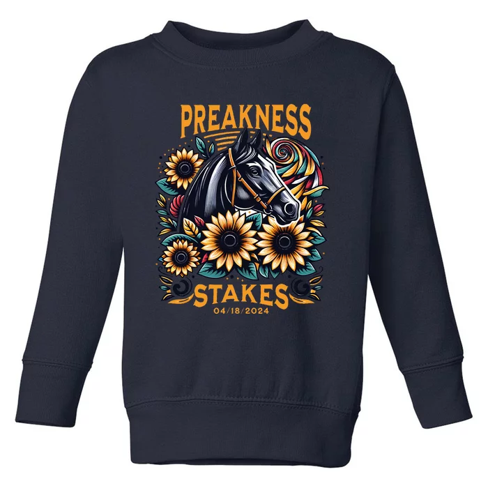 Preakness Stakes Horse Racing Toddler Sweatshirt