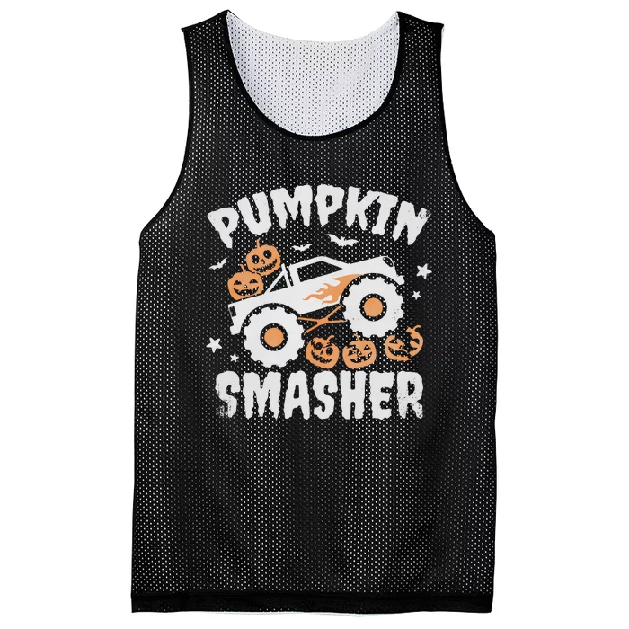 Pumpkin Smasher Halloween Mesh Reversible Basketball Jersey Tank