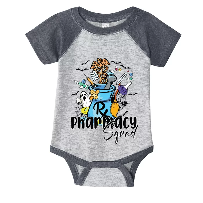 Pharmacy Squad Halloween Pills Of Spooky Pharmacist Witch Infant Baby Jersey Bodysuit