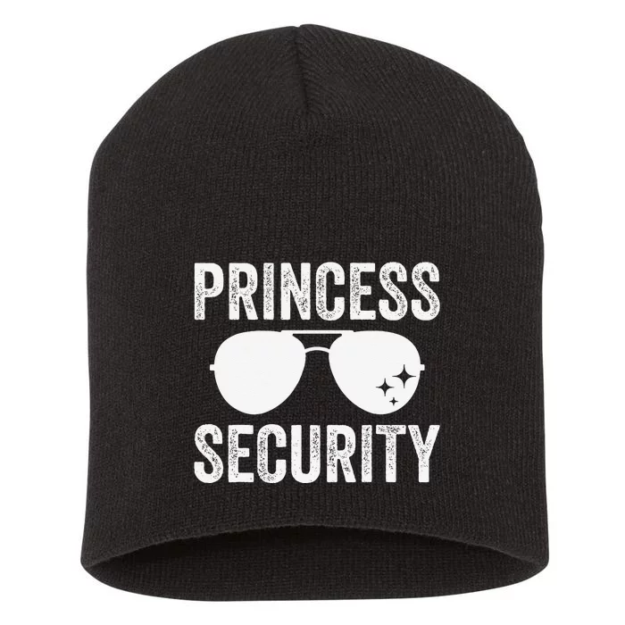 Princess Security Halloween Costume Dad Mom Boy Gift Short Acrylic Beanie