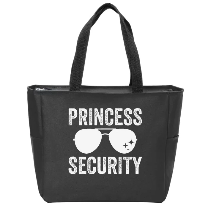 Princess Security Halloween Costume Dad Mom Boy Gift Zip Tote Bag