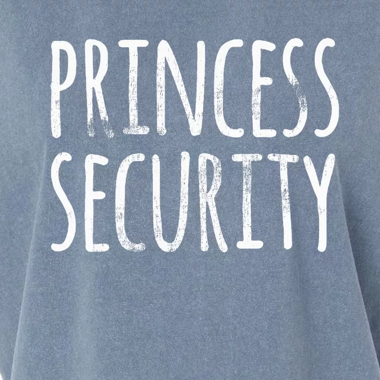 Princess Security Halloween Costume Dad Matching Easy Garment-Dyed Women's Muscle Tee