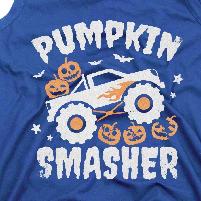 Pumpkin Smasher Halloween For Monster Truck Lover Tank Top